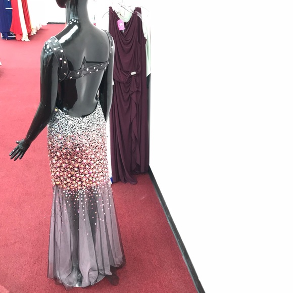 Black/ Pink Prom Dress - Picture 3 of 5
